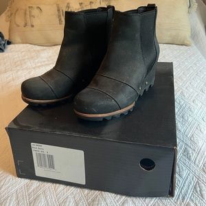 Sorel Lea Wedge size 6 black
